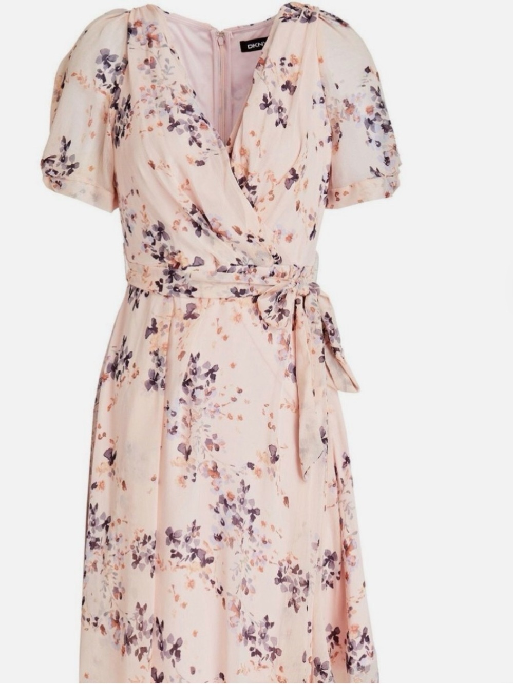 DKNY Pale Pink Floral Dress